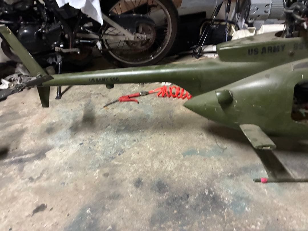 US ARMY 369 ヘリコプター模型