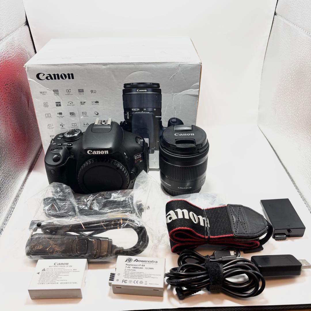 【美品】Canon EOS Kiss X5 レンズキット デジタル一眼レフ