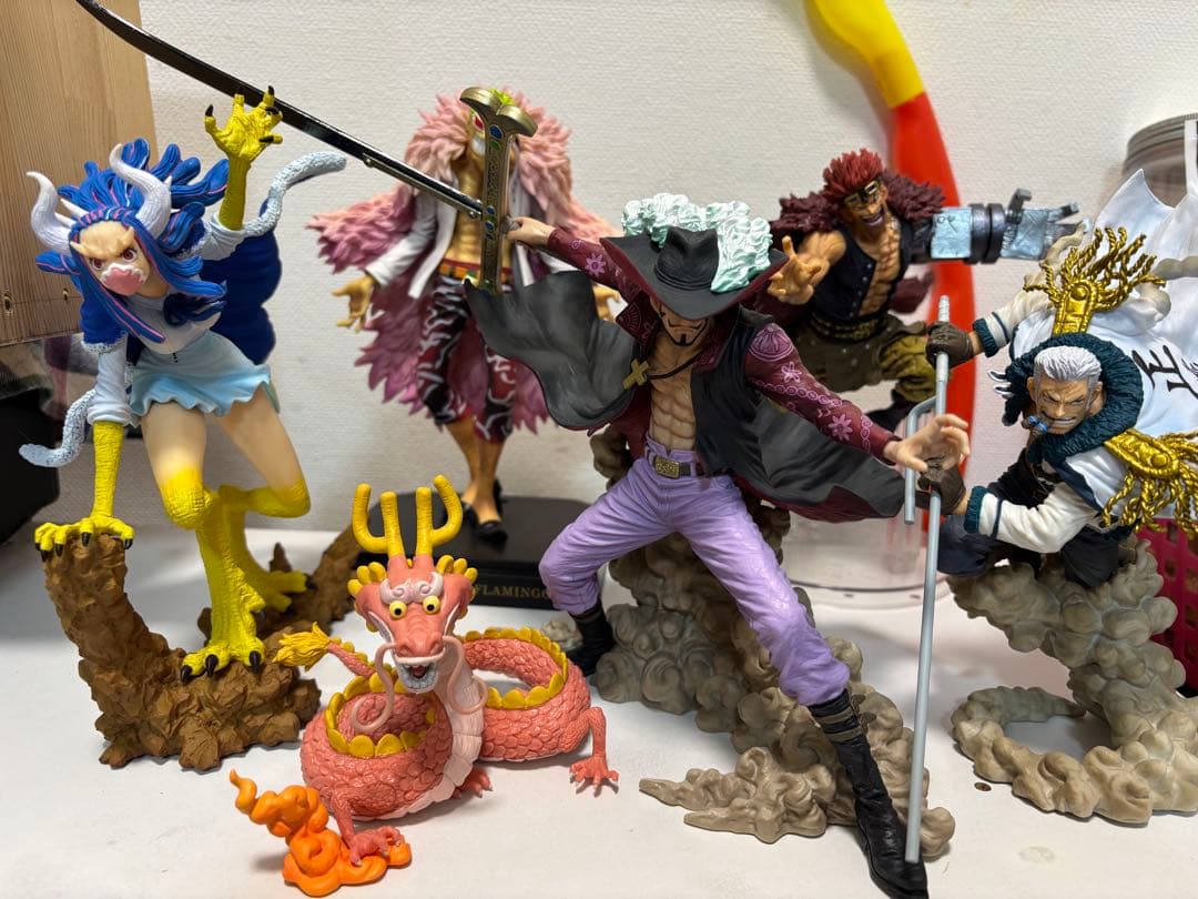 ワンピース 一番くじ フィギュア 魂豪示像 7点まとめ売り