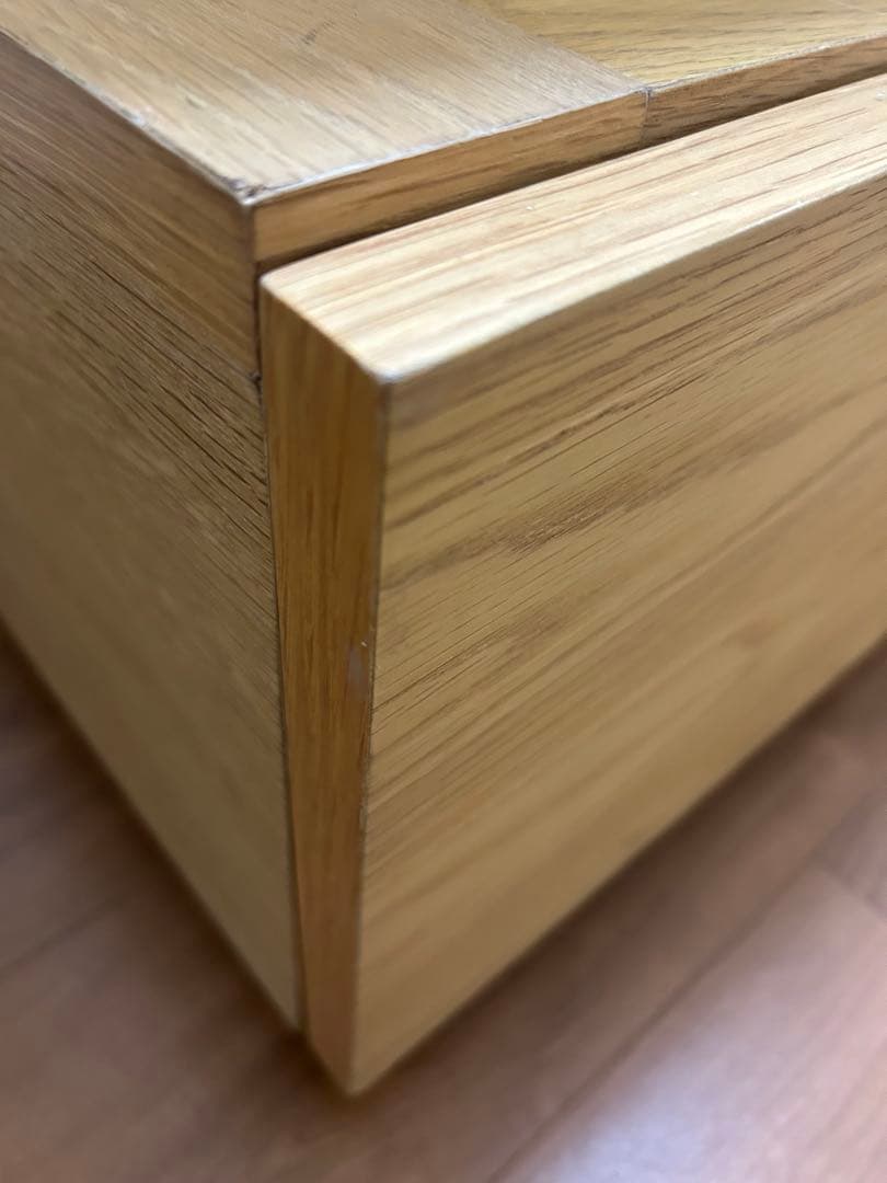 【近日処分予定】無印良品　収納ベッド・ダブル・オーク材
