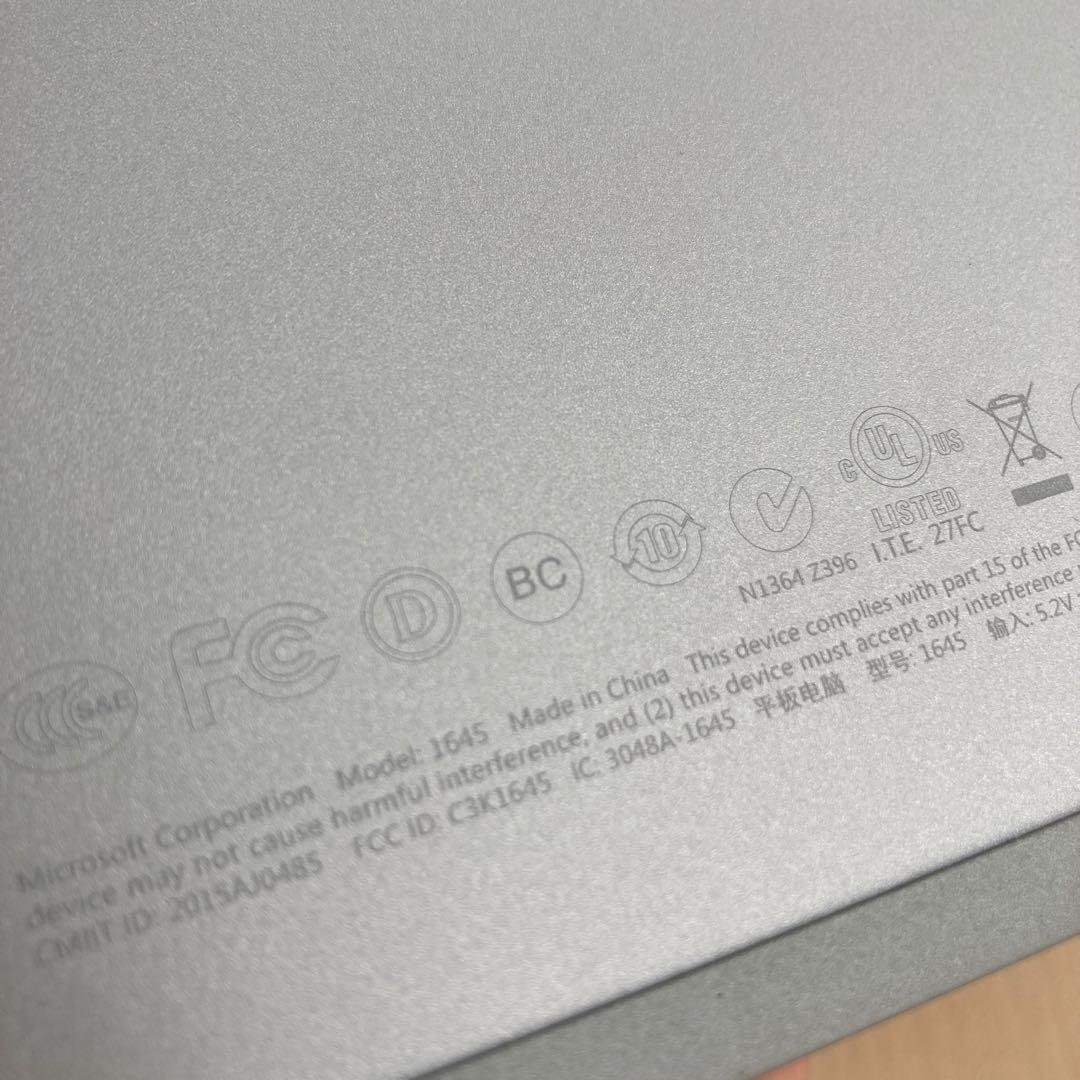 マイクロソフト Surface3 64GBタブレット 1645 純正キーボード付