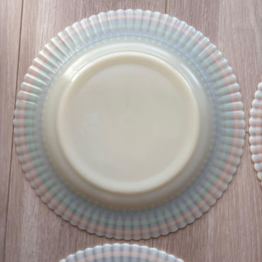 マクベスエバンス　パステルバンド　ディナープレート2枚セット　直径約23cm