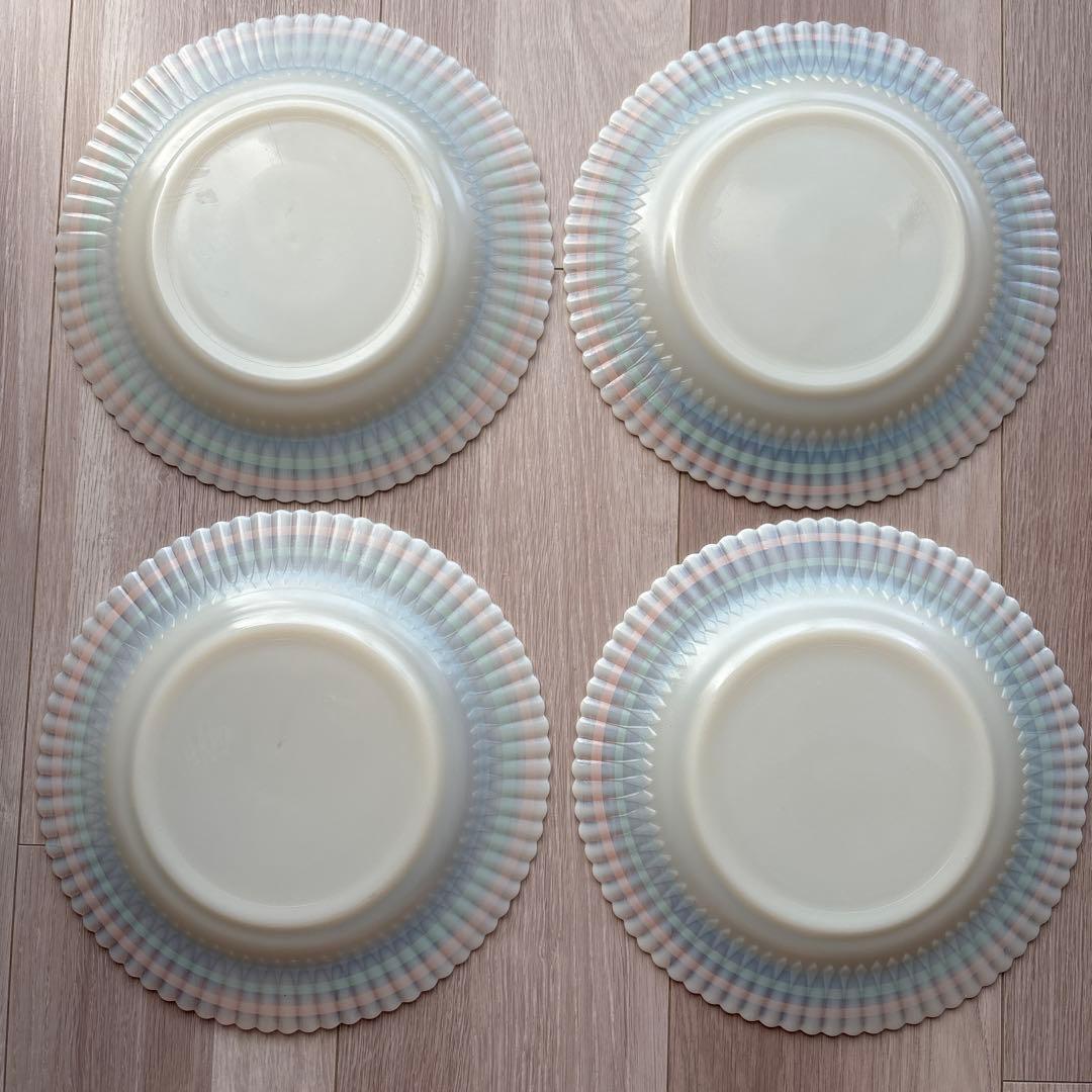 マクベスエバンス　パステルバンド　ディナープレート2枚セット　直径約23cm