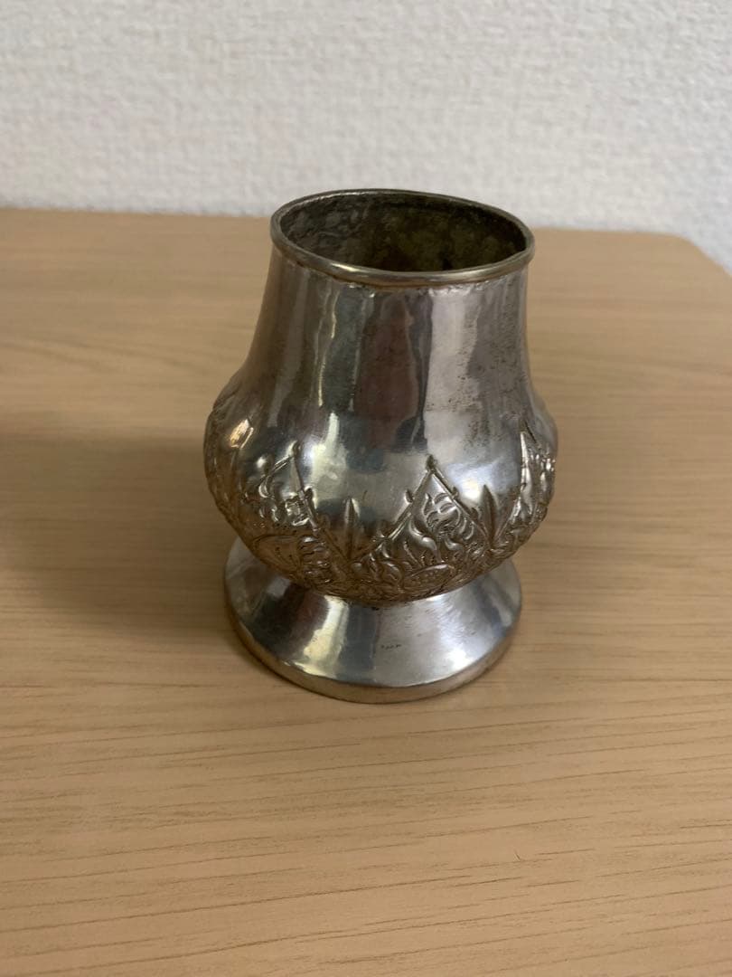 ヴィンテージ シルバーカラー シュガーポット クリーマー セット レトロ インテ