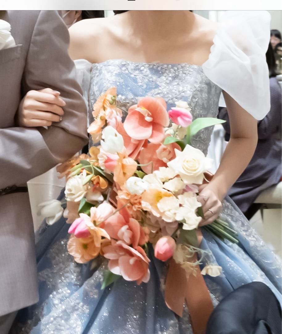 ♡ウェディングブーケ・ブートニアset♡【お得！元値3.5万円】造花 結婚式