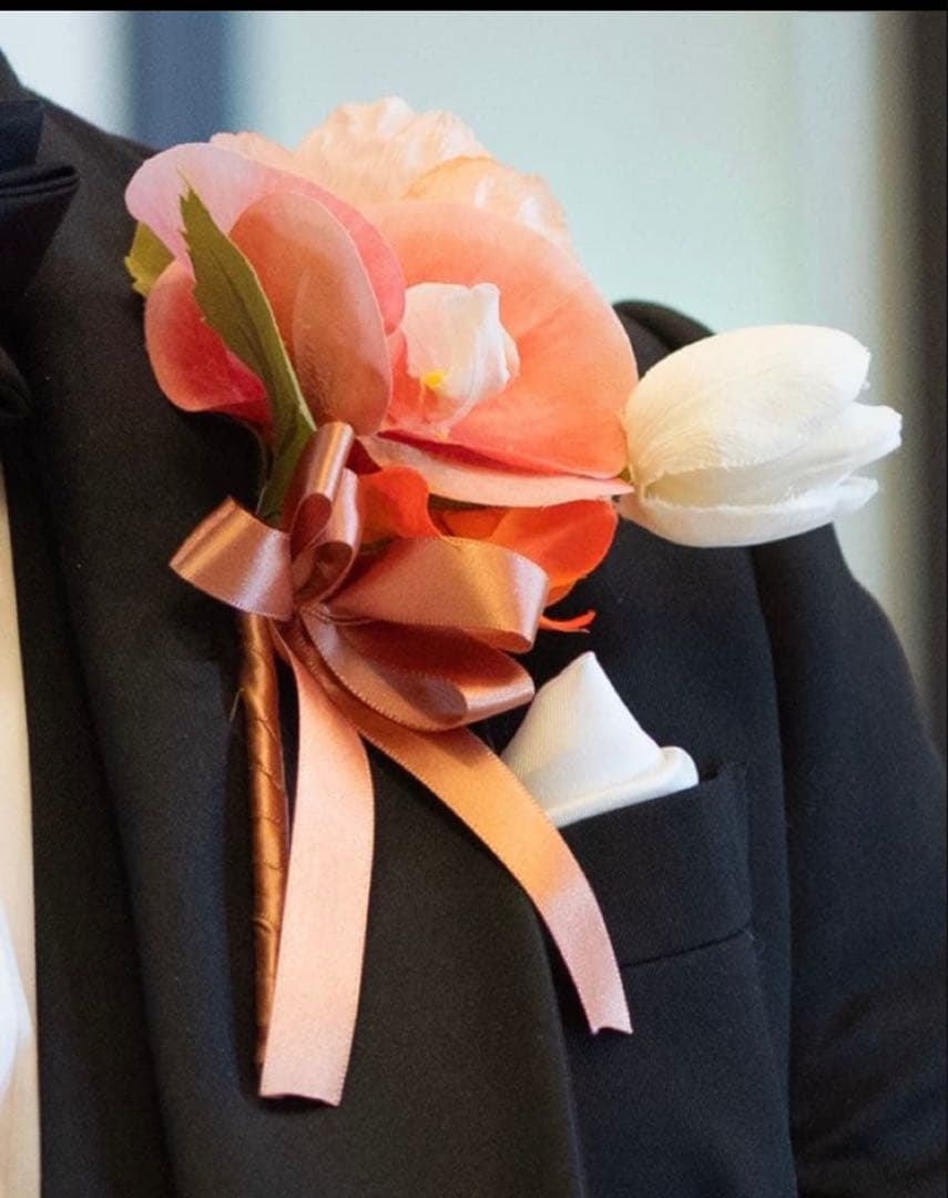 ♡ウェディングブーケ・ブートニアset♡【お得！元値3.5万円】造花 結婚式