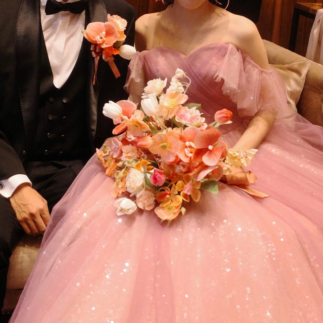 ♡ウェディングブーケ・ブートニアset♡【お得！元値3.5万円】造花 結婚式