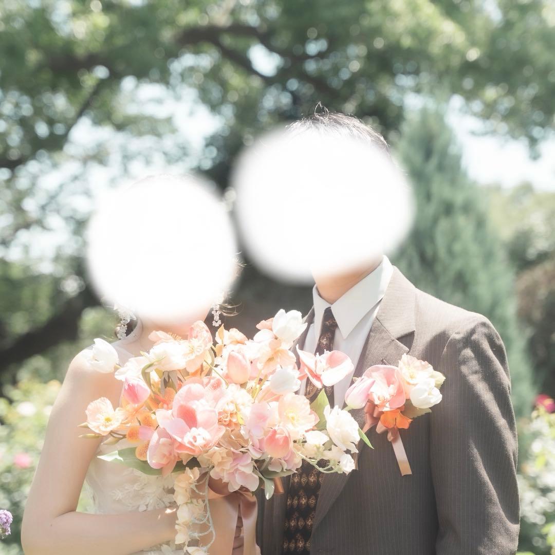♡ウェディングブーケ・ブートニアset♡【お得！元値3.5万円】造花 結婚式