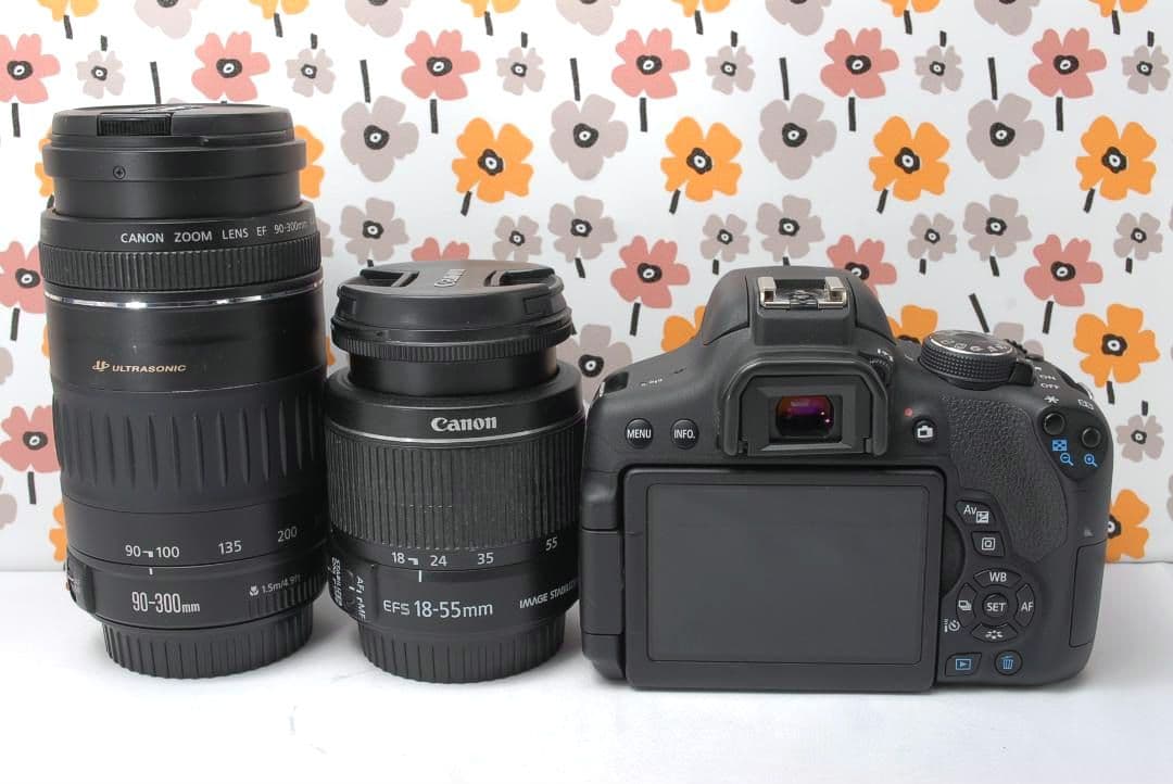 ❤Canon Kiss X8i❤Wi-Fi転送❤超望遠レンズ❤スポーツ撮影に◎❤