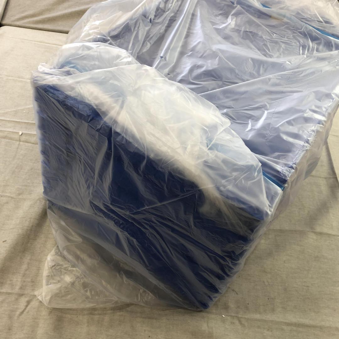 5個セット TRUSCO 薄型折りたたみコンテナ 30L TR-C30B-DB