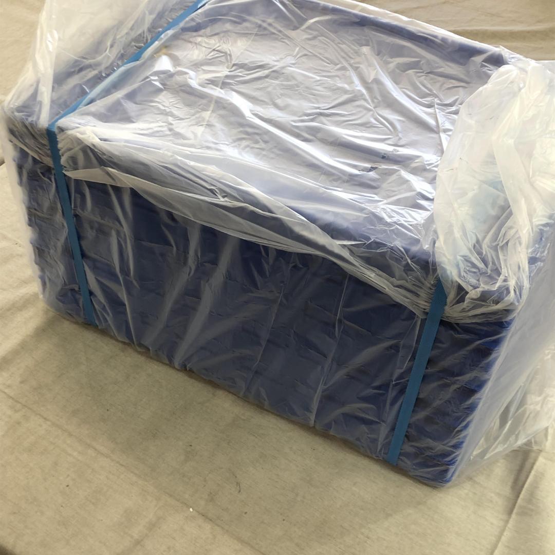 5個セット TRUSCO 薄型折りたたみコンテナ 30L TR-C30B-DB