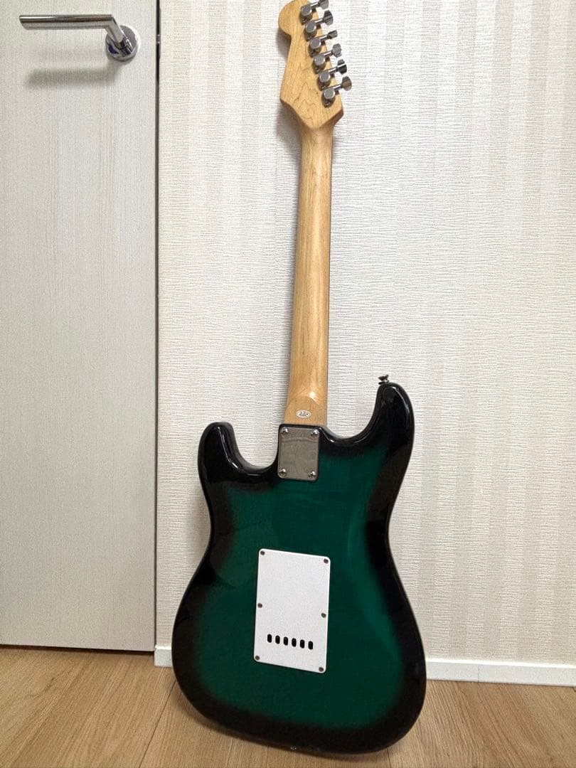 (音出し確認済)SELDER ストラトキャスター グリーンバースト セルダー