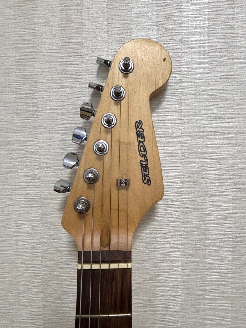 (音出し確認済)SELDER ストラトキャスター グリーンバースト セルダー