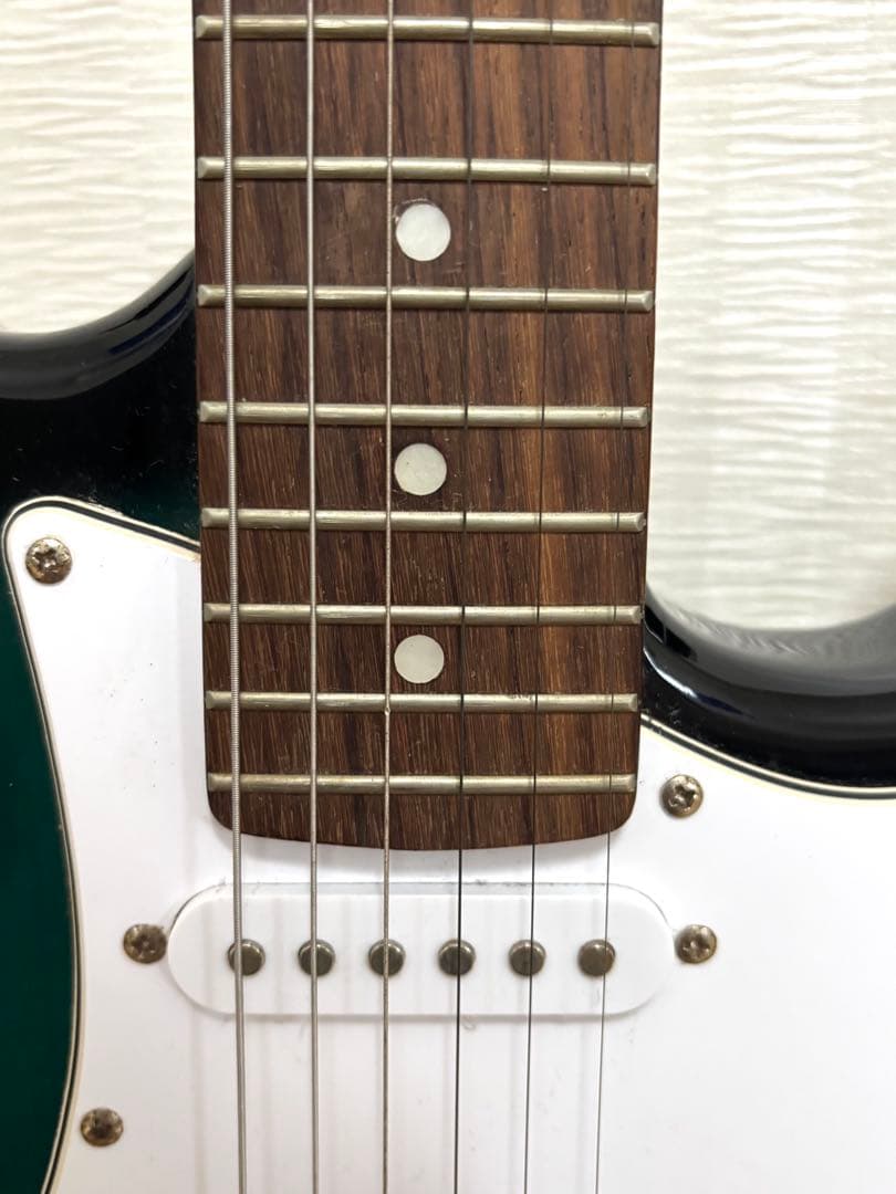 (音出し確認済)SELDER ストラトキャスター グリーンバースト セルダー