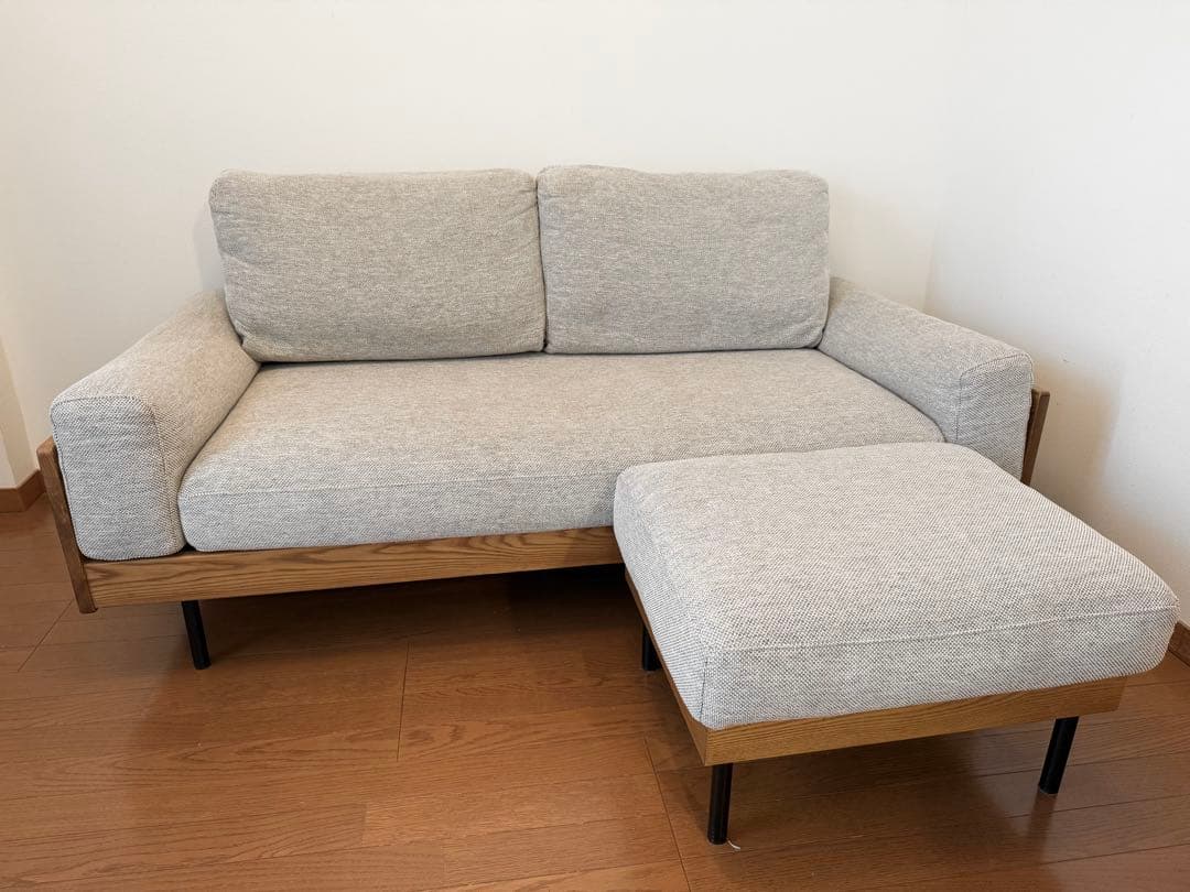 【poncoo出品】unico TRELカバーリングソファ2.5シーター