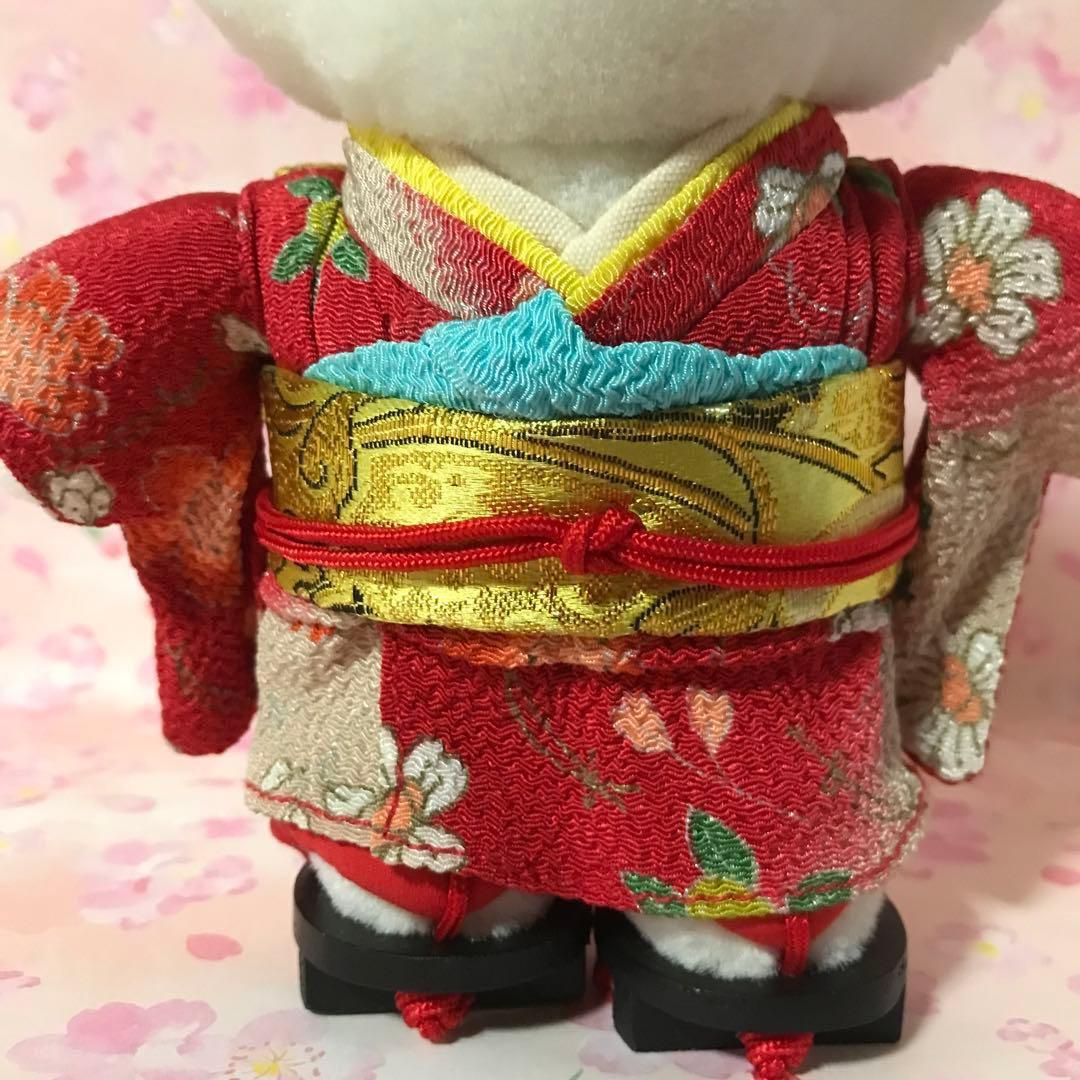 【超レア】【新品】vivitix キティ ぬいぐるみ 振袖 着物 1999年