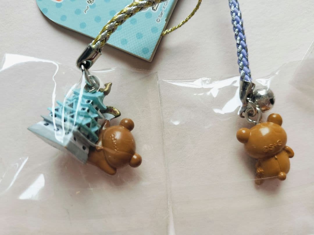 ご当地　リラックマ　チャームストラップ＆ねつけ　8点セット　訳あり