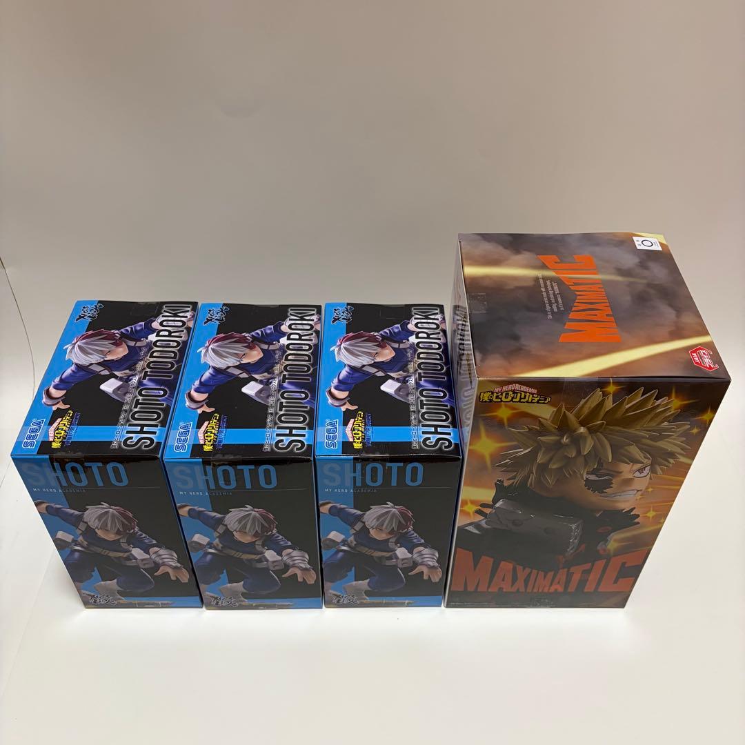爆豪勝己　轟焦凍　僕のヒーローアカデミア　フィギュアセット
