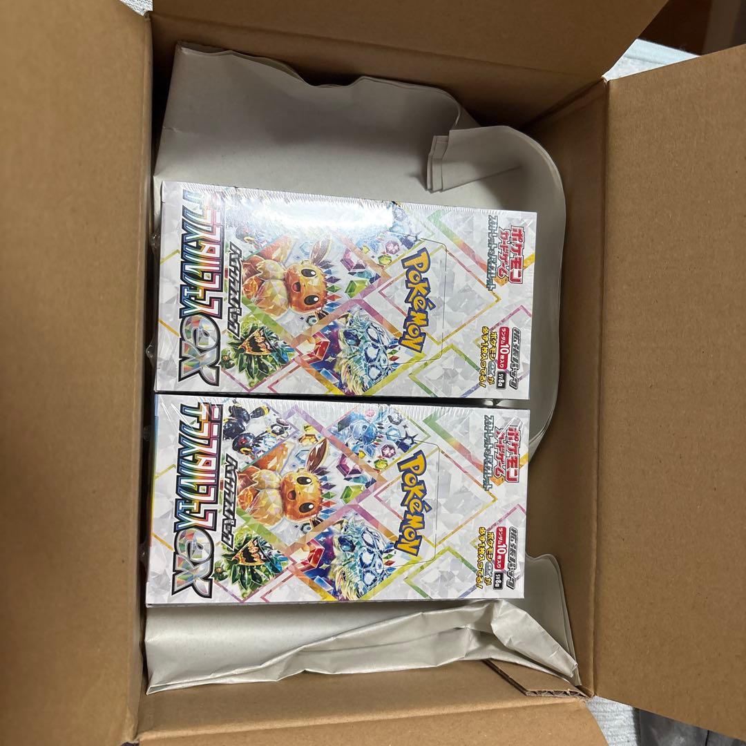 ポケカ テラスタルフェスex シュリンク付きBOX 2箱 カエデSRボタンSAR