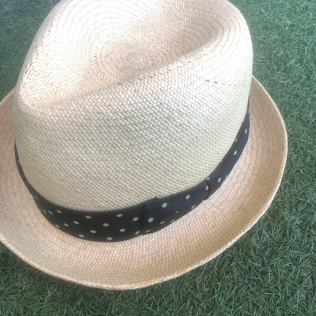 W&M ストローハット ベージュ　ワコマリア　東京HATROCKERS