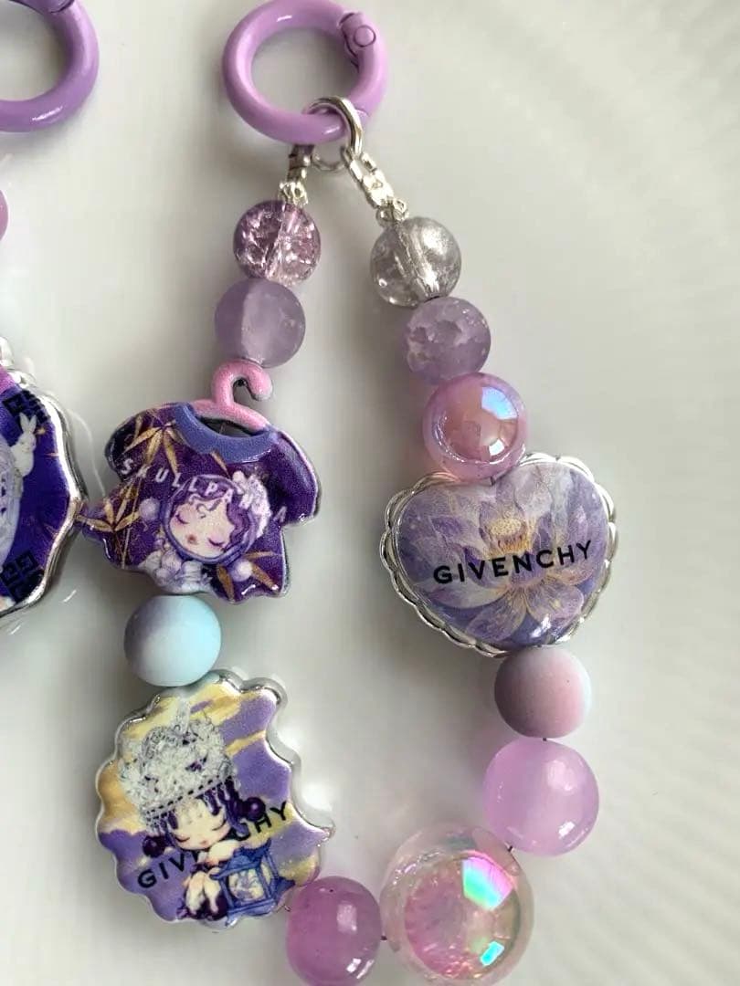 確認用⭐︎アクリルビーズストラップチャーム⭐︎ SP スカルパンダ