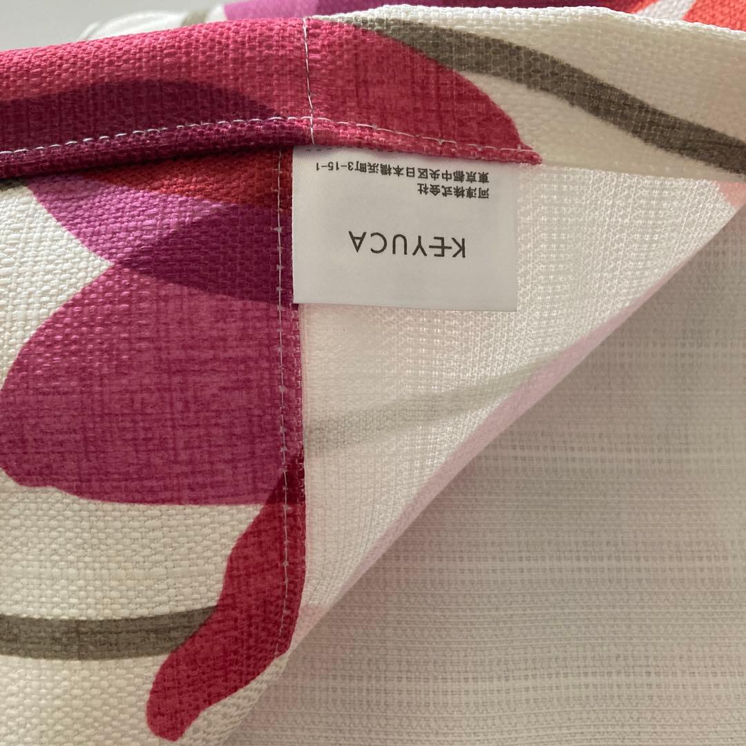 ケユカ　花柄 ドレープカーテン　約幅95×丈190×２枚