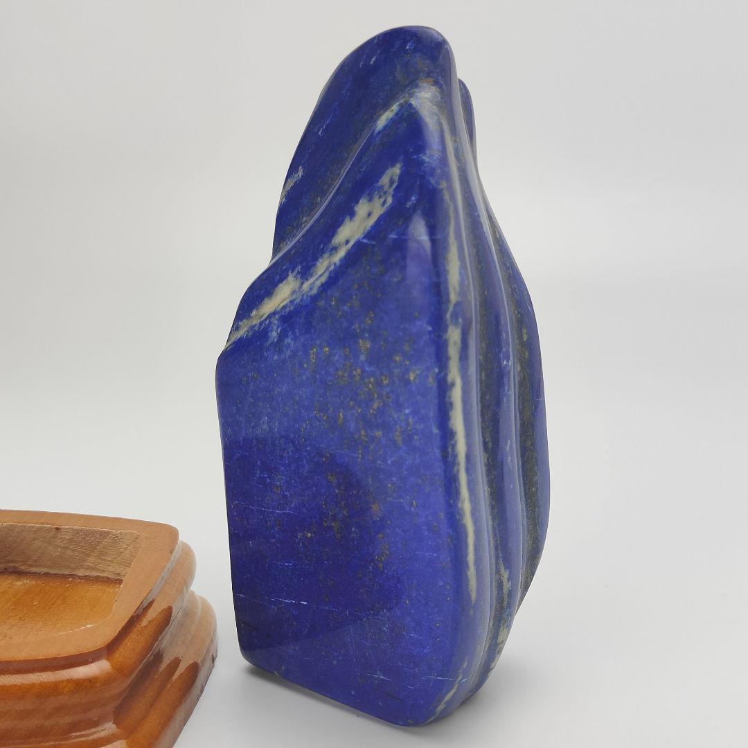 12.五爪の皇帝青金龍　風水開運画　伝統工芸　蒔絵　ラピスラズリ　原石　磨き石