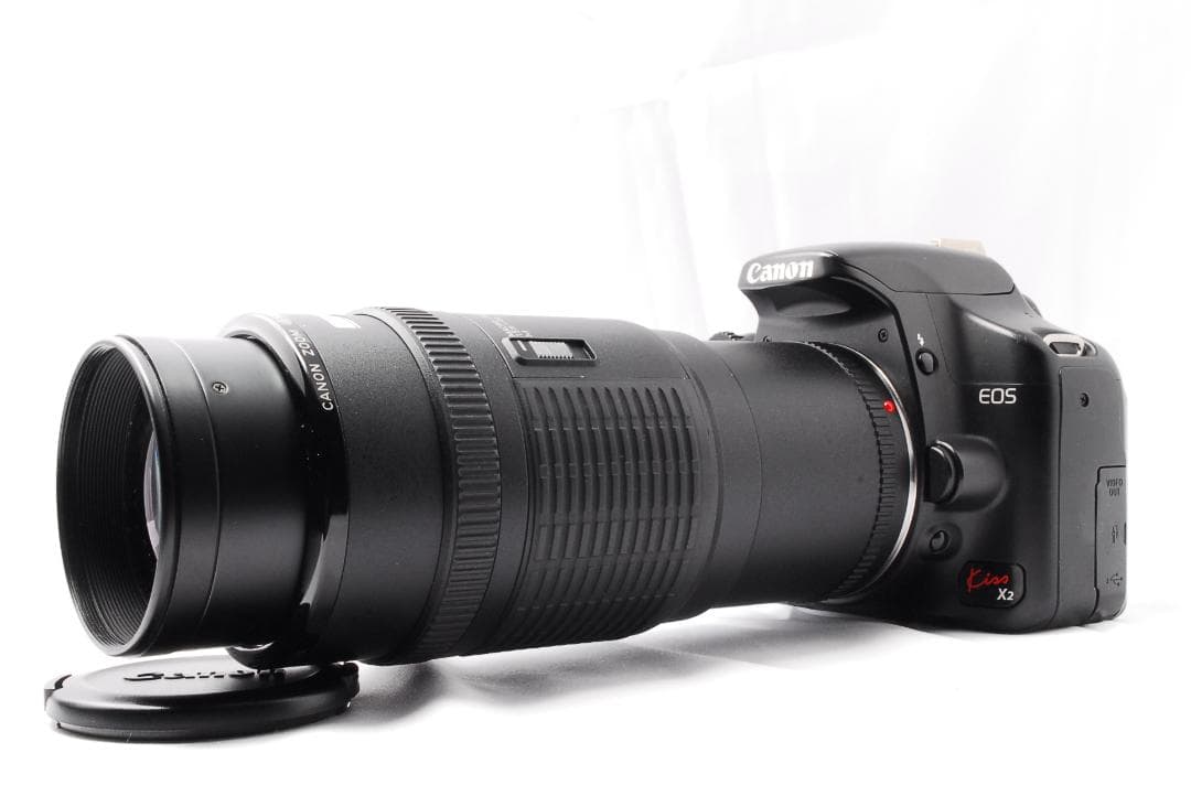 初心者⭐キャノン kiss X2⭐ダブルレンズセット⭐スマホ転送⭐バッグ付