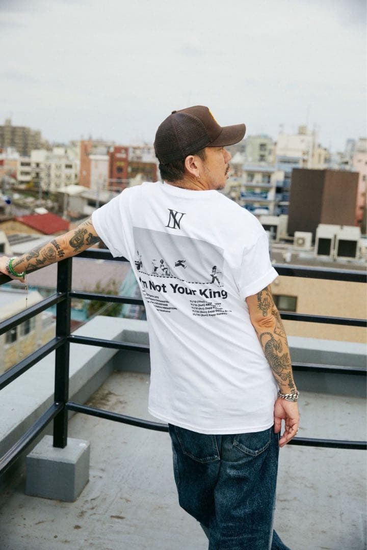 The BONEZ ツアーTバンT サイズXXLホワイト(RIZE Jesse