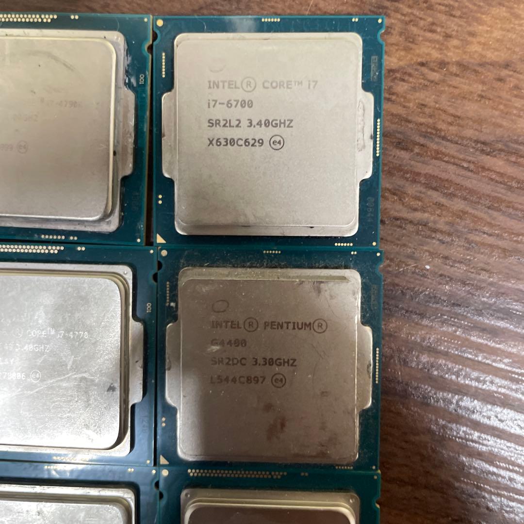 m*o様 CPU 6世代x4　4世代x4　g4400x1 9個セット