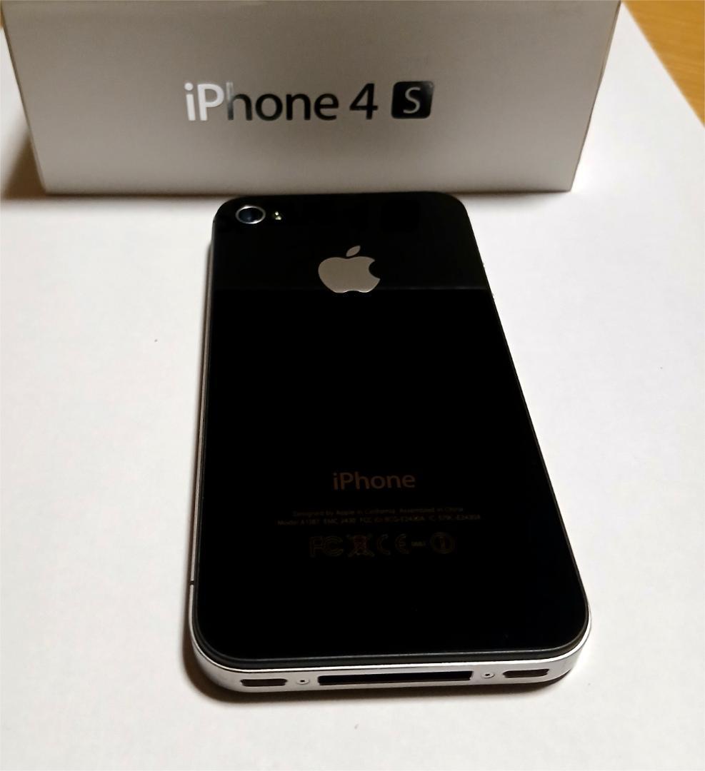 Softbank iPhone 4s - 極上状態 100% バッテリー