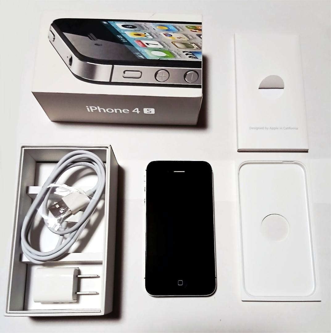 Softbank iPhone 4s - 極上状態 100% バッテリー