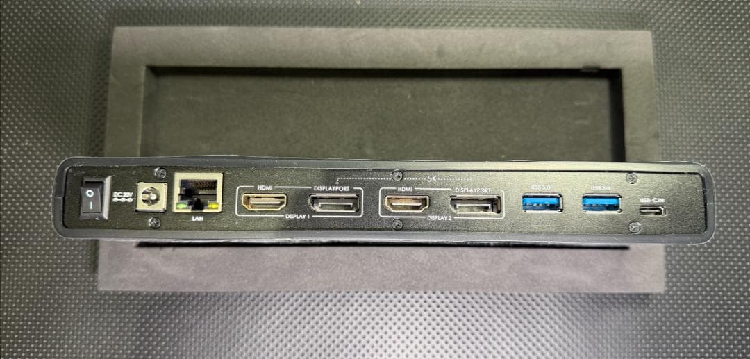 WAVLINK USB C デュアル4Kドック 5K 65WノートPC充電対応