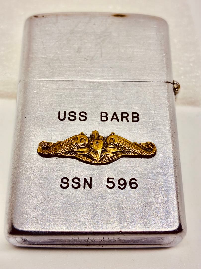 1960s USN海軍原子力潜水艦USS エナメル七宝製BARB SSN-596