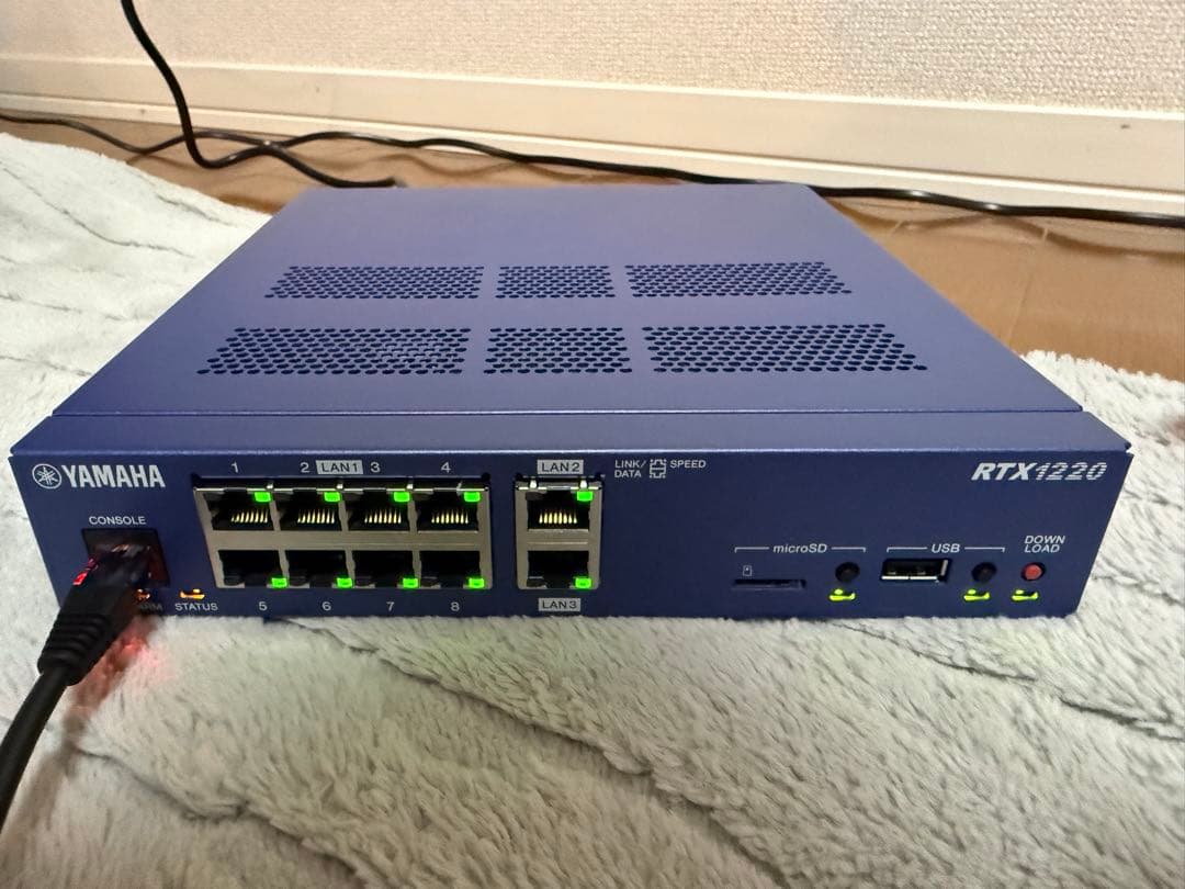 YAMAHA RTX1220 有線LANルーター