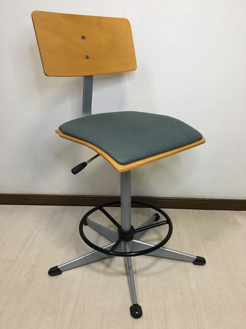各部調整機能付き ドラフティングチェア 製図椅子 カウンターチェア 送料無料