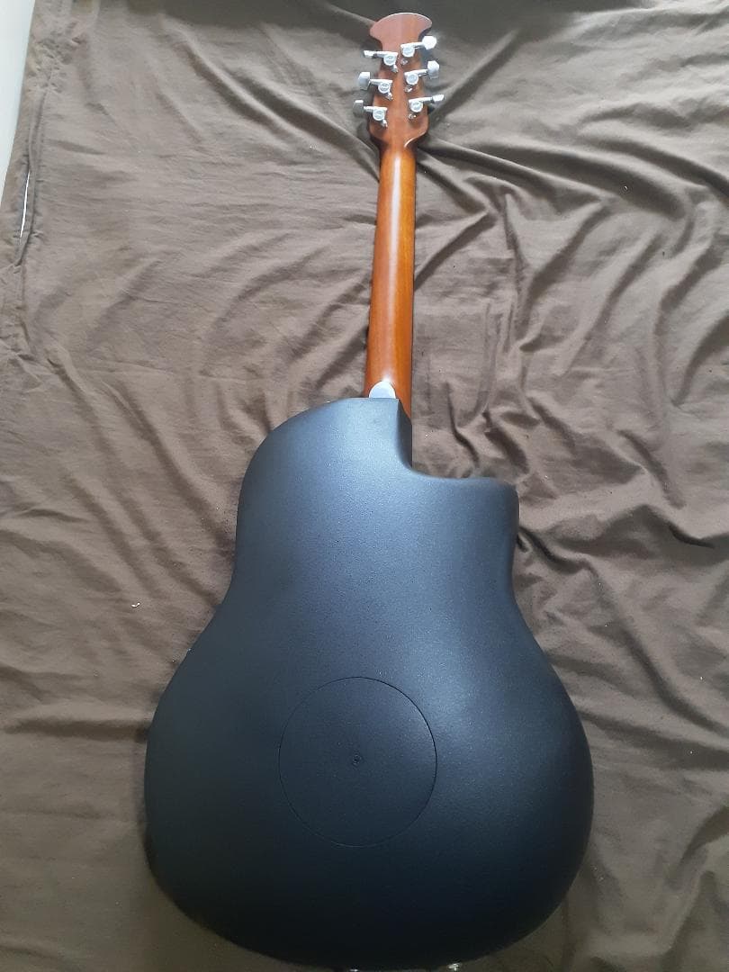 エレクトリックアコースティックギター 黒 OVATION CE44L-5 左用