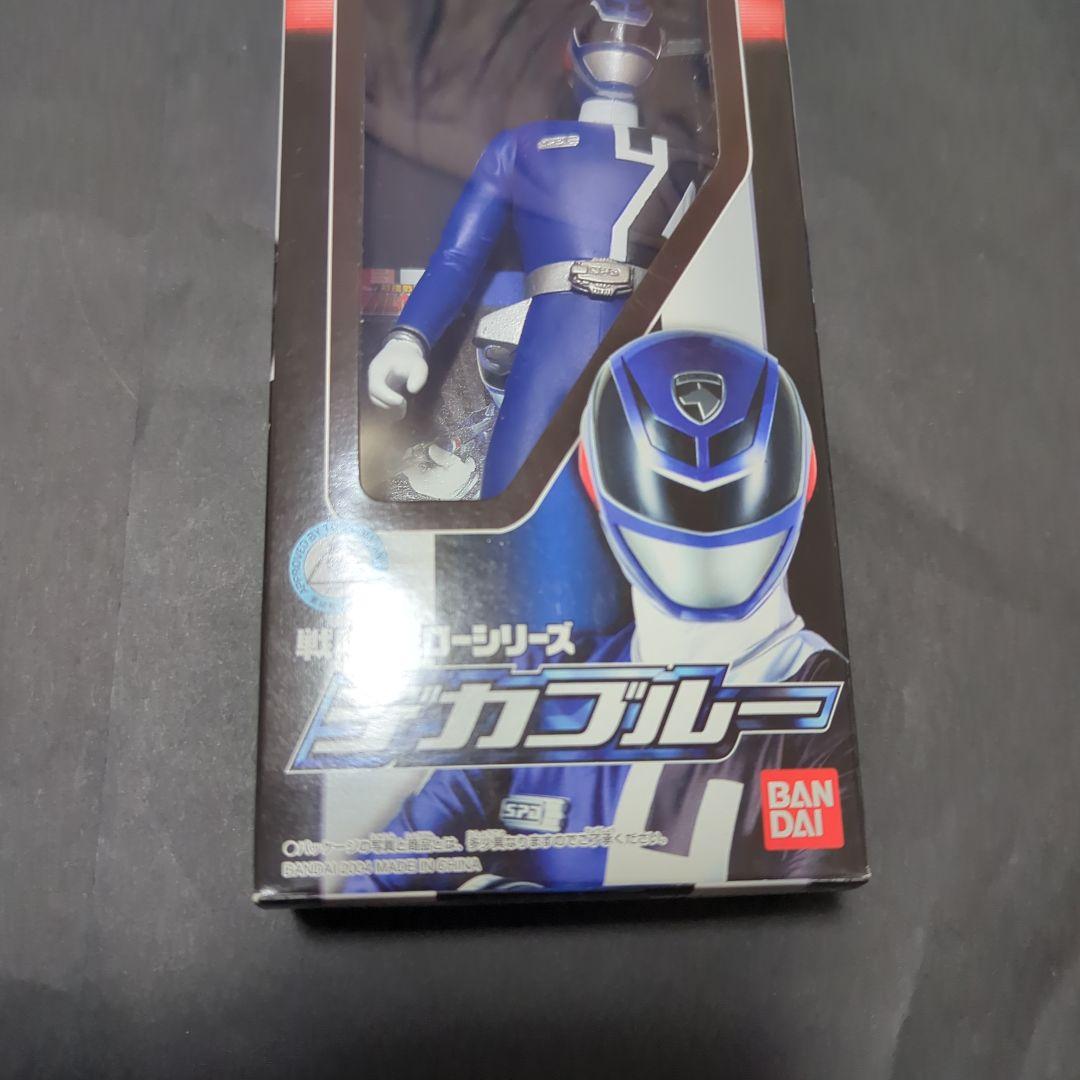 【新品・未開封】戦隊ヒーローシリーズ　ソフビ　デカレンジャー　デカブルーセット