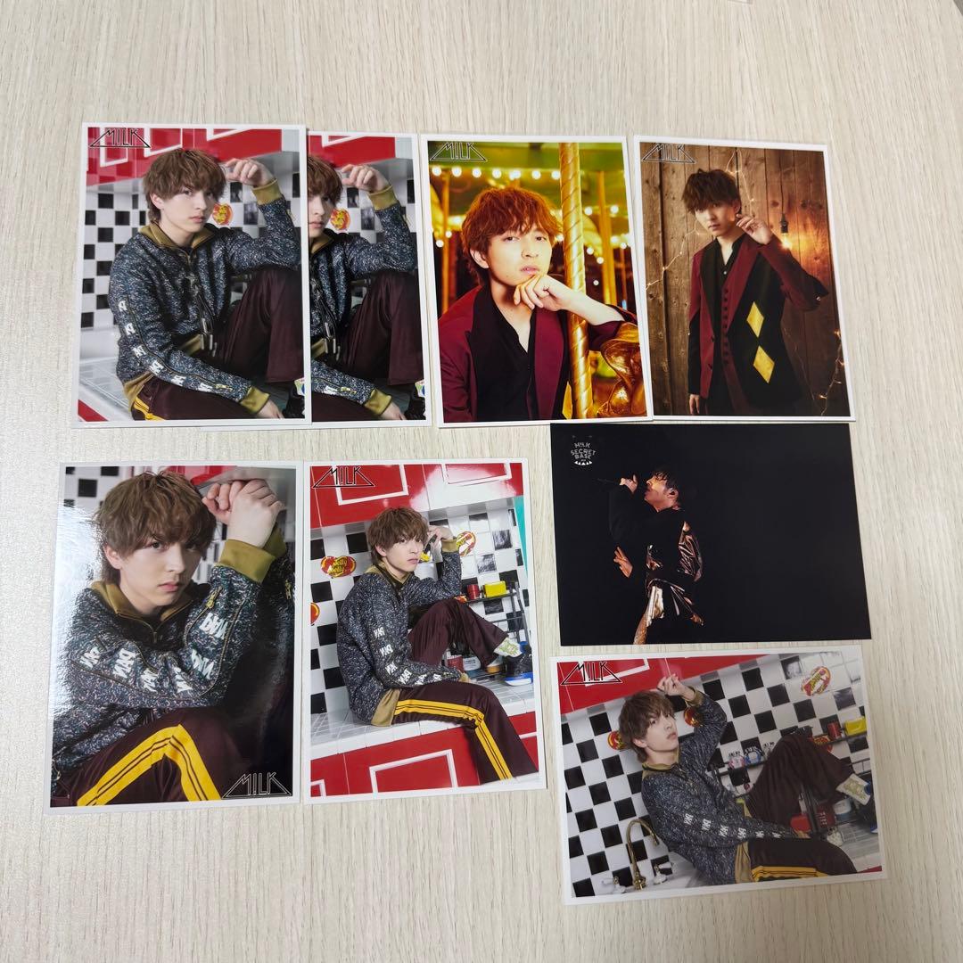 M!LK 吉田仁人　直筆サイン入り含む生写真17枚セット