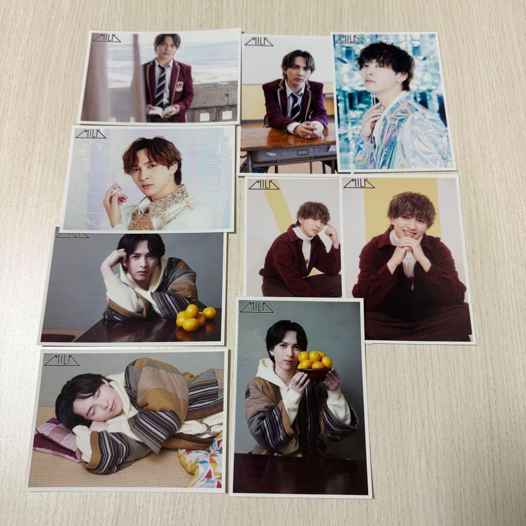 M!LK 吉田仁人　直筆サイン入り含む生写真17枚セット