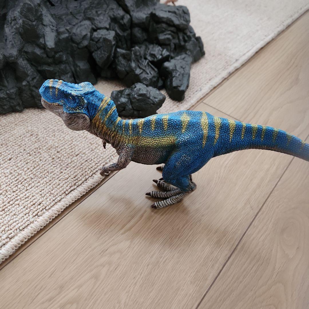 ★ シュライヒ 恐竜 大火山とティラノサウルス恐竜ビッグセット ★ 42305