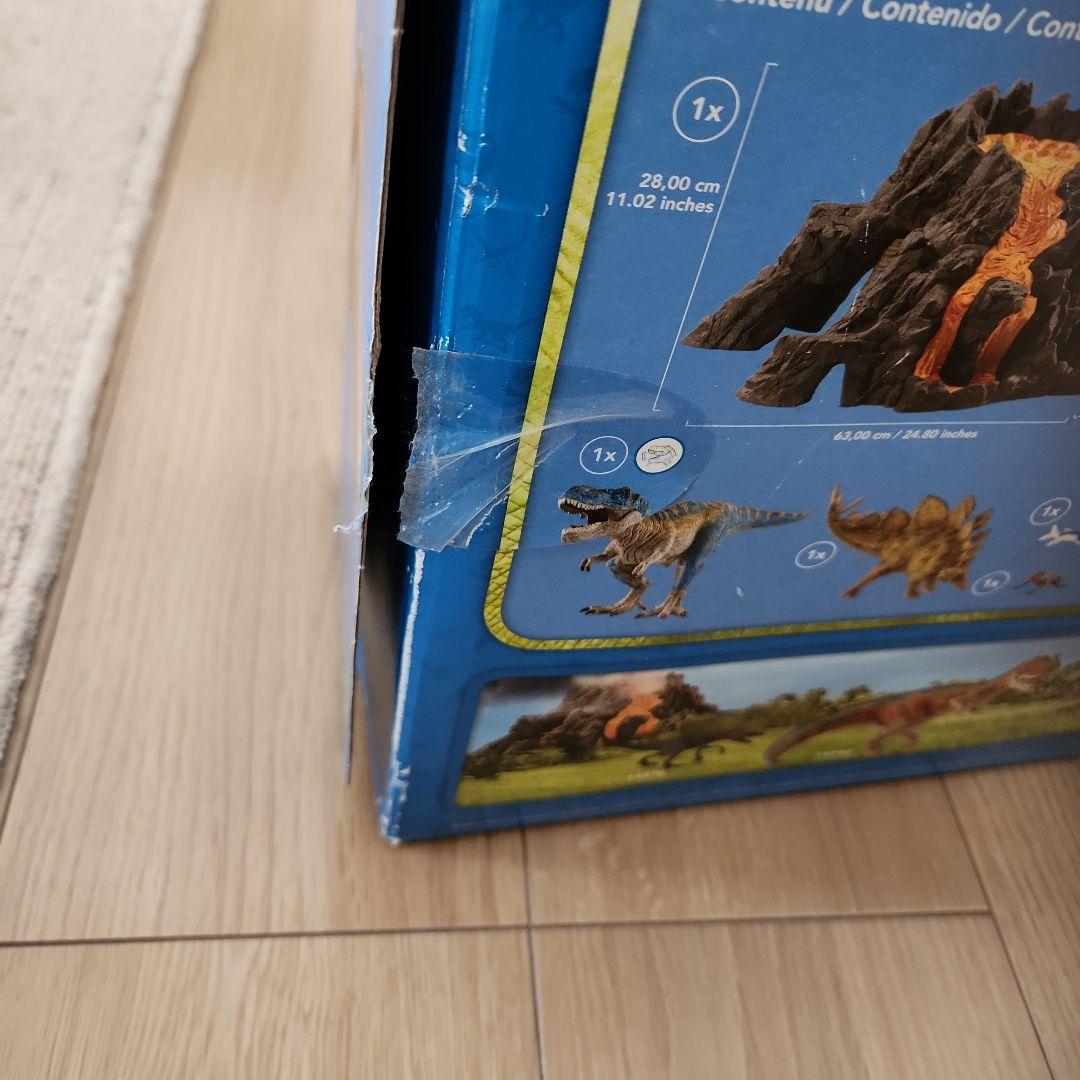 ★ シュライヒ 恐竜 大火山とティラノサウルス恐竜ビッグセット ★ 42305