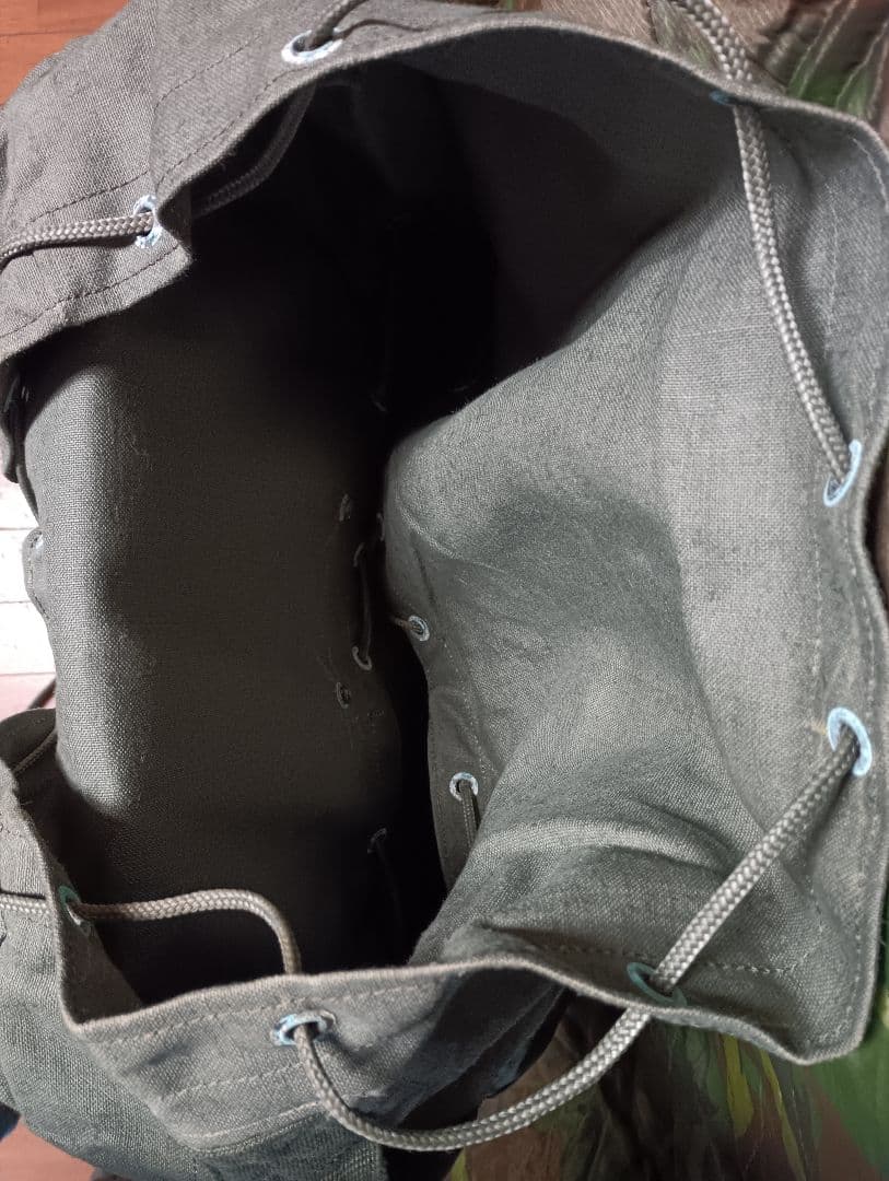 未使用 フランス軍放出品 F1バックパック キャンバス生地 大容量