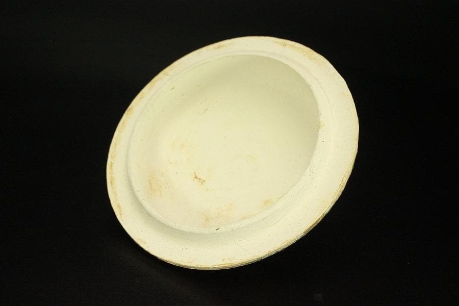 中国美術 唐三彩 蓋 丸壷(A368)