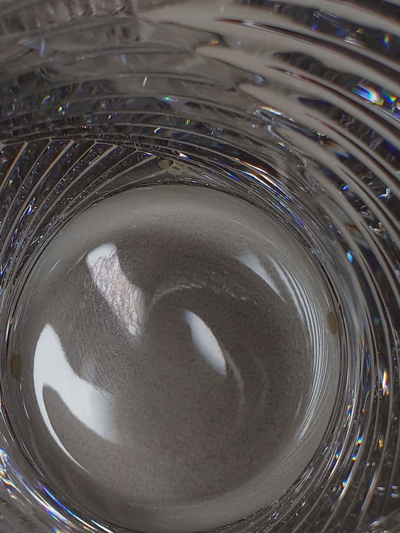 中古品　バカラ　フラワーベース　ツイスト？