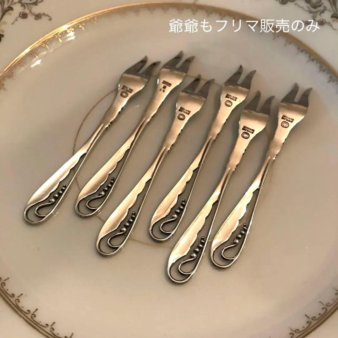 ／純銀 スターリングシルバー／フォーク６本