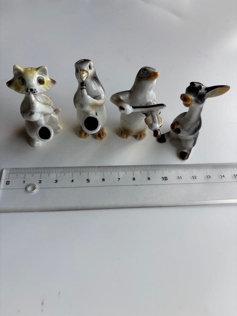 昭和レトロ　陶器製ミニチュア動物セット 約50体