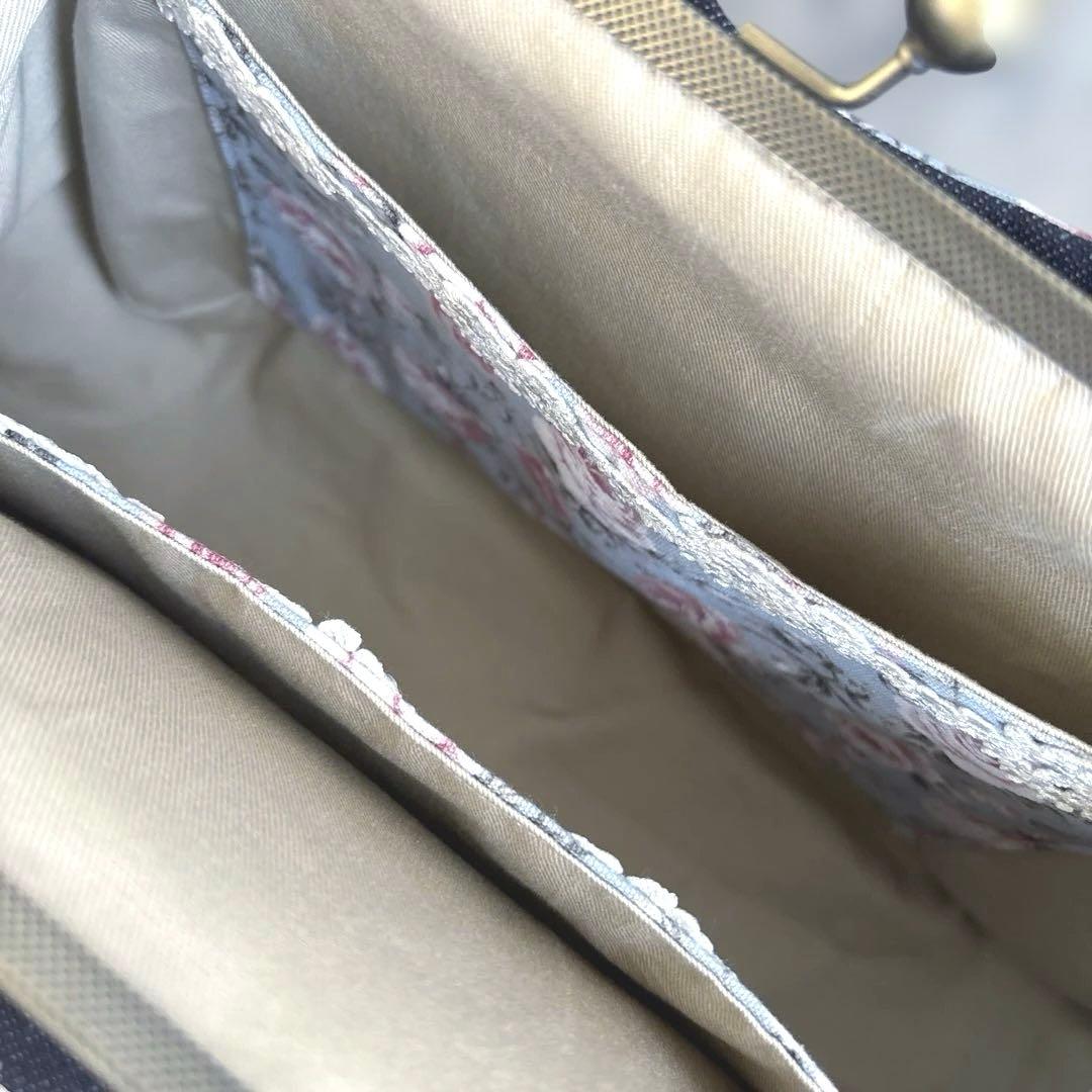 みんみん　あおりがま口バッグ　ハンドメイド