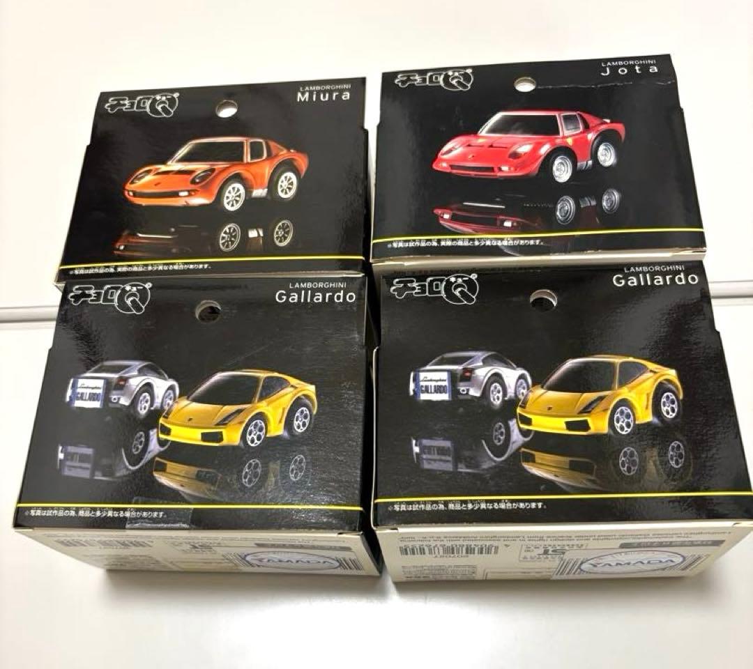 ★チョロＱ　ランボルギーニ　コレクション　ガヤルド・ミウラ・イオタ　4台★