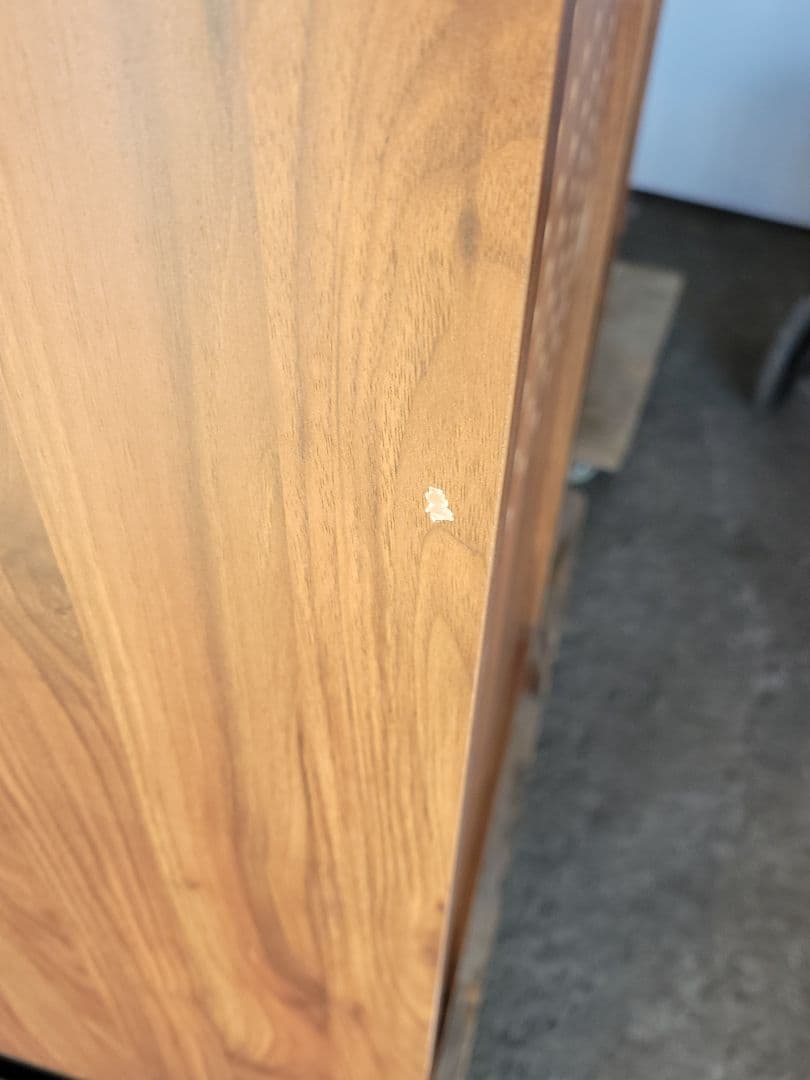 木目調 アイアンフレーム キッチンボード レンジ台 食器棚 ヴィンテージ風